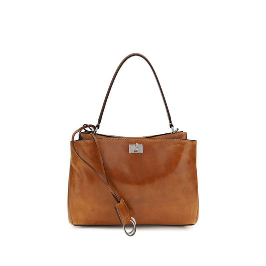 Balenciaga Braune Lammleder Schultertasche Ovis Aries Aries