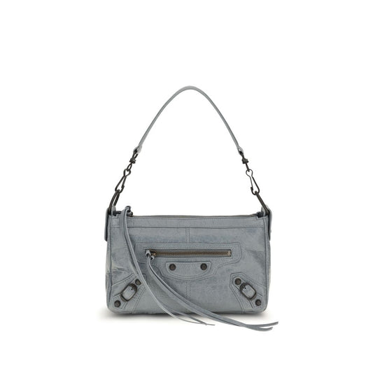 Balenciaga Graue Lammleder Schultertasche Ovis Aries Aries