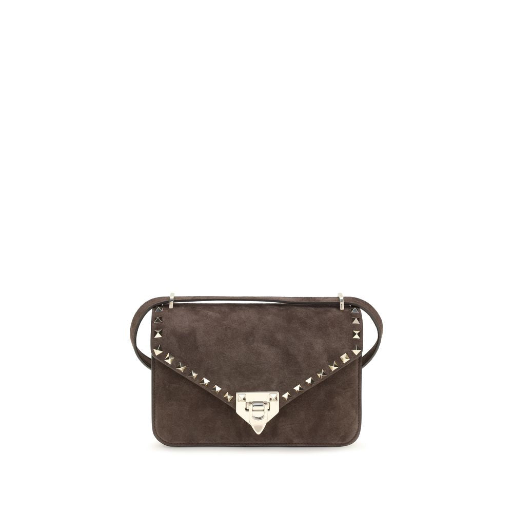 Valentino Garavani Braune Kalbsleder-Tasche Bos Taurus