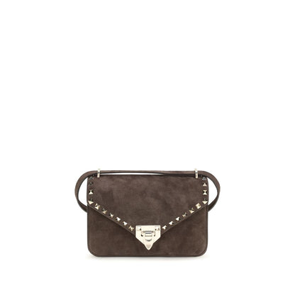 Valentino Garavani Braune Kalbsleder-Tasche Bos Taurus