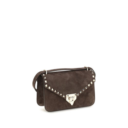 Valentino Garavani Braune Kalbsleder-Tasche Bos Taurus