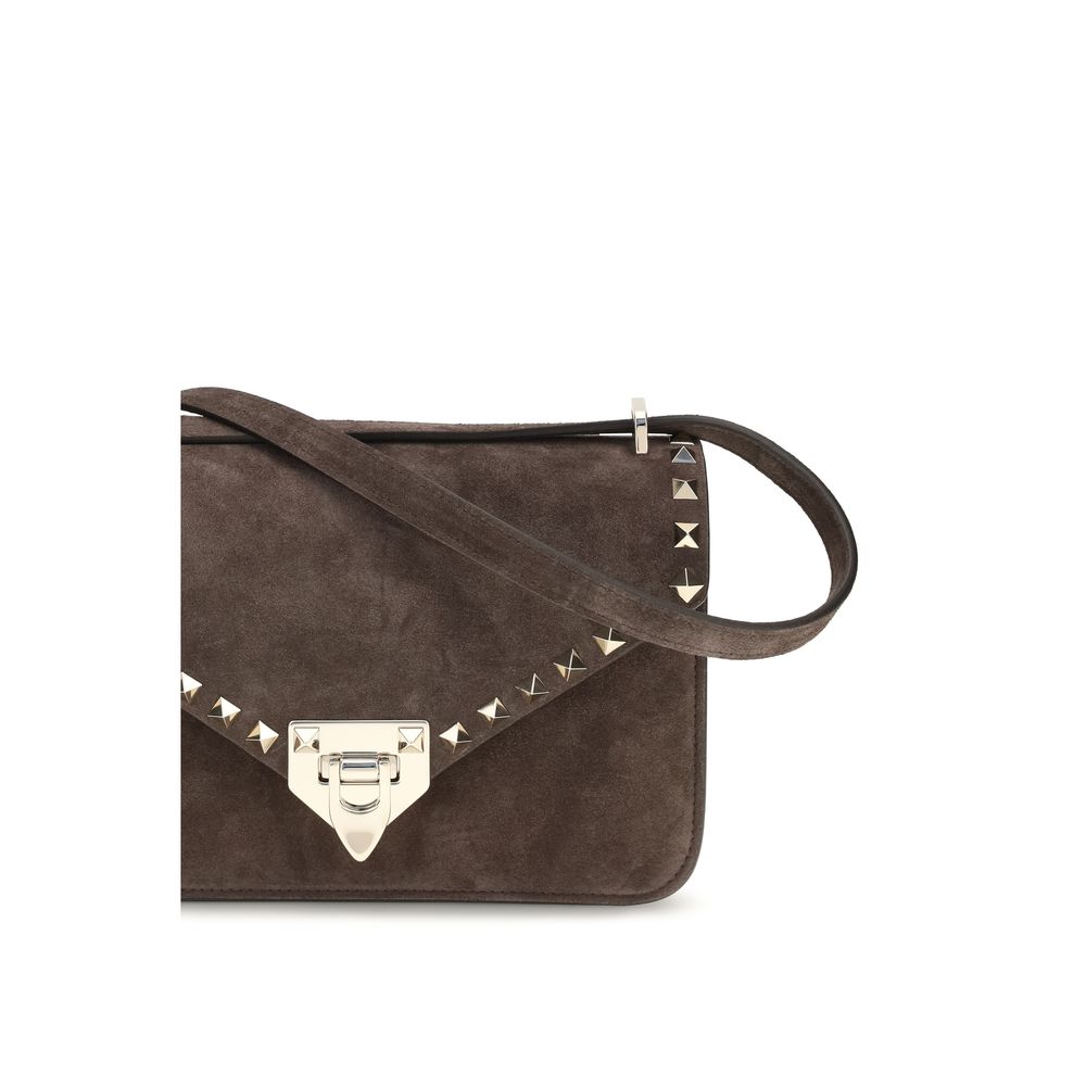 Valentino Garavani Braune Kalbsleder-Tasche Bos Taurus