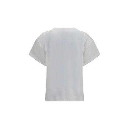 Brunello Cucinelli Weißes Baumwoll-T-Shirt