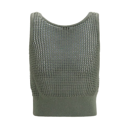 Brunello Cucinelli Zweifarbige Baumwoll-Tanktops