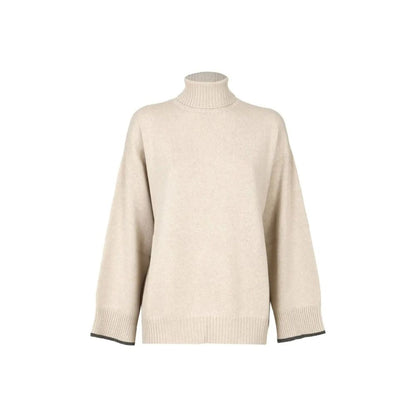 Brunello Cucinelli Beiger Kaschmirpullover