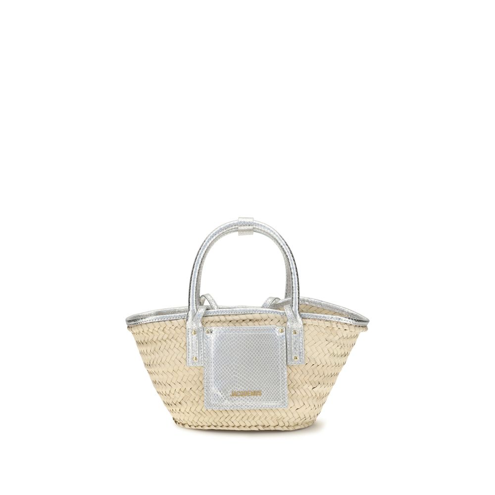 Jacquemus Beige Raffia Handtasche
