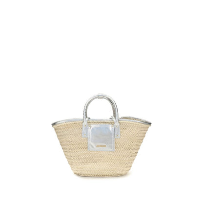 Jacquemus Beige Raffia Handtasche