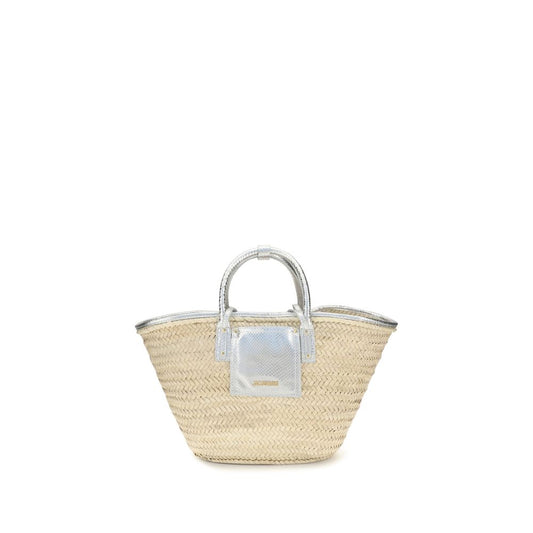 Jacquemus Beige Raffia Handtasche