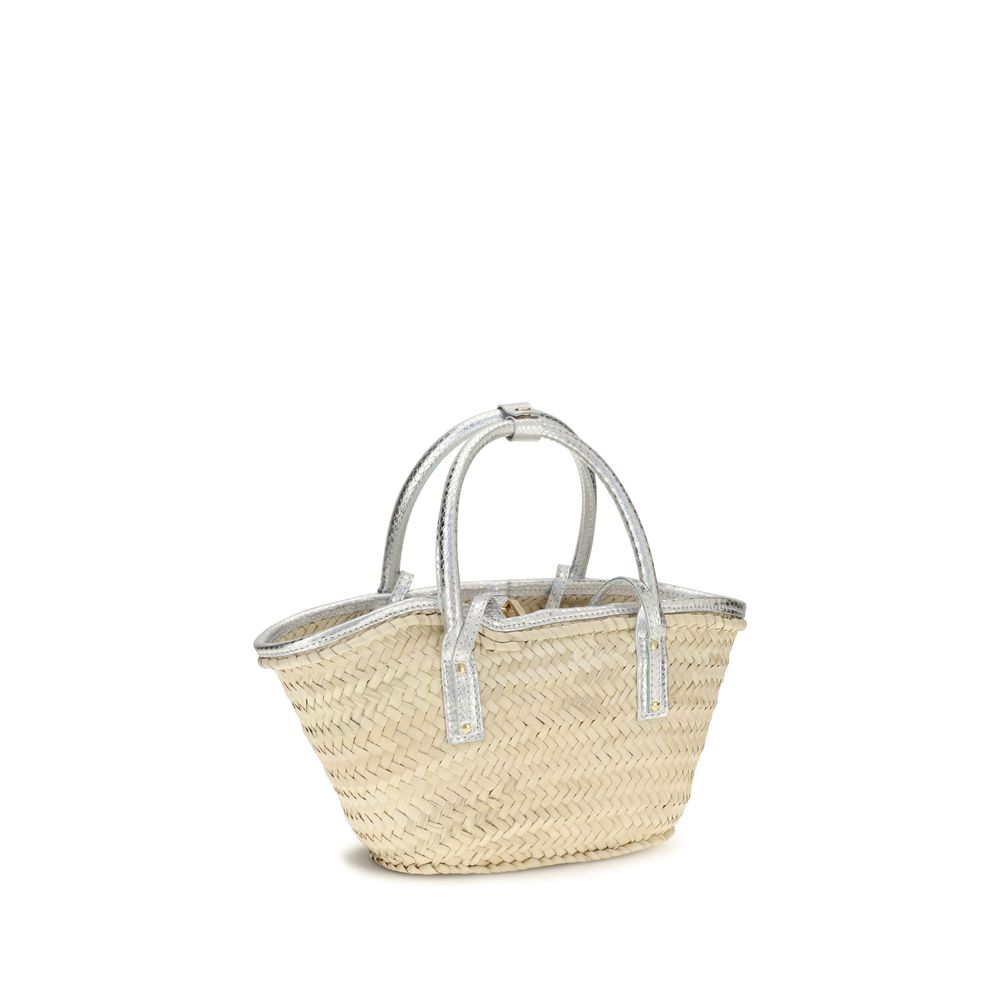Jacquemus Beige Raffia Handtasche