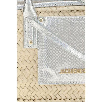 Jacquemus Beige Raffia Handtasche