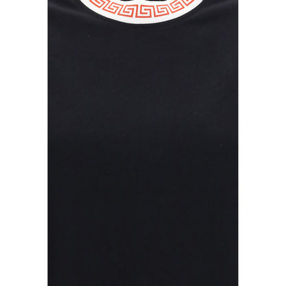 Versace Schwarzes Baumwoll-T-Shirt