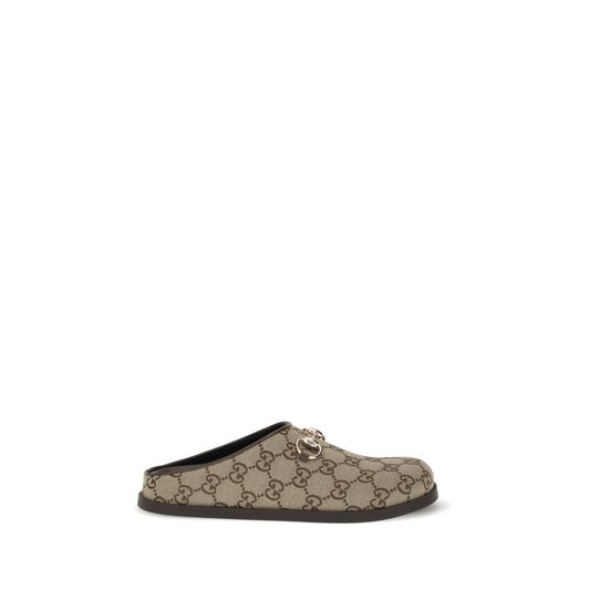 Gucci Beige Gummipantoletten