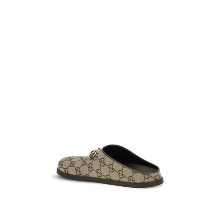 Gucci Beige Gummipantoletten
