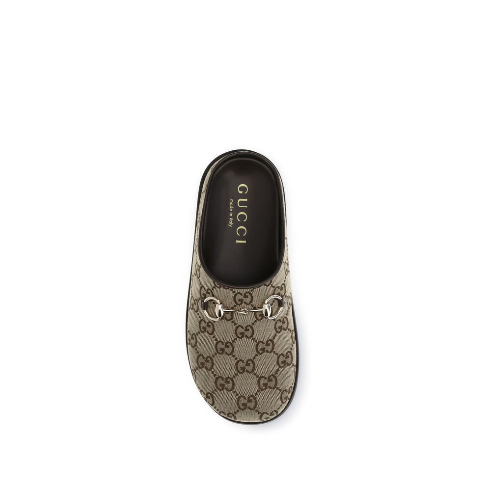 Gucci Beige Gummipantoletten