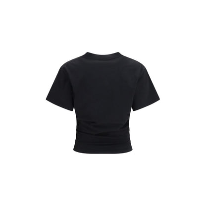 Balenciaga Schwarzes Baumwoll-T-Shirt