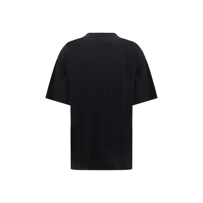 Balenciaga Schwarzes Baumwoll-T-Shirt