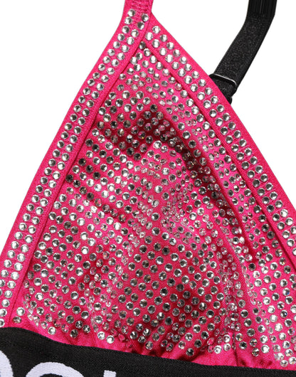 Dolce & Gabbana Pink Nylon Tank Top