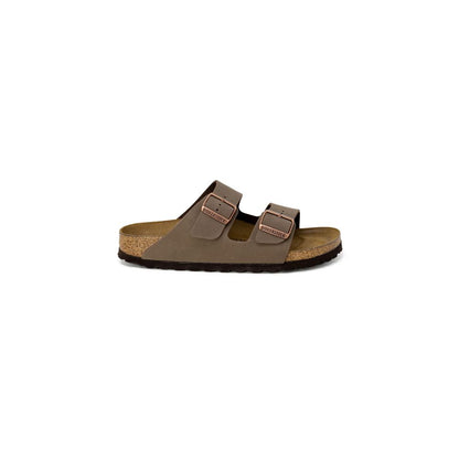 Birkenstock Braune Leder-Slipper