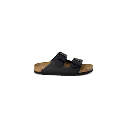Birkenstock Schwarze Kunstleder-Slipper