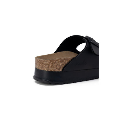 Birkenstock Schwarze Sandalen mit Plateau aus Synthetik
