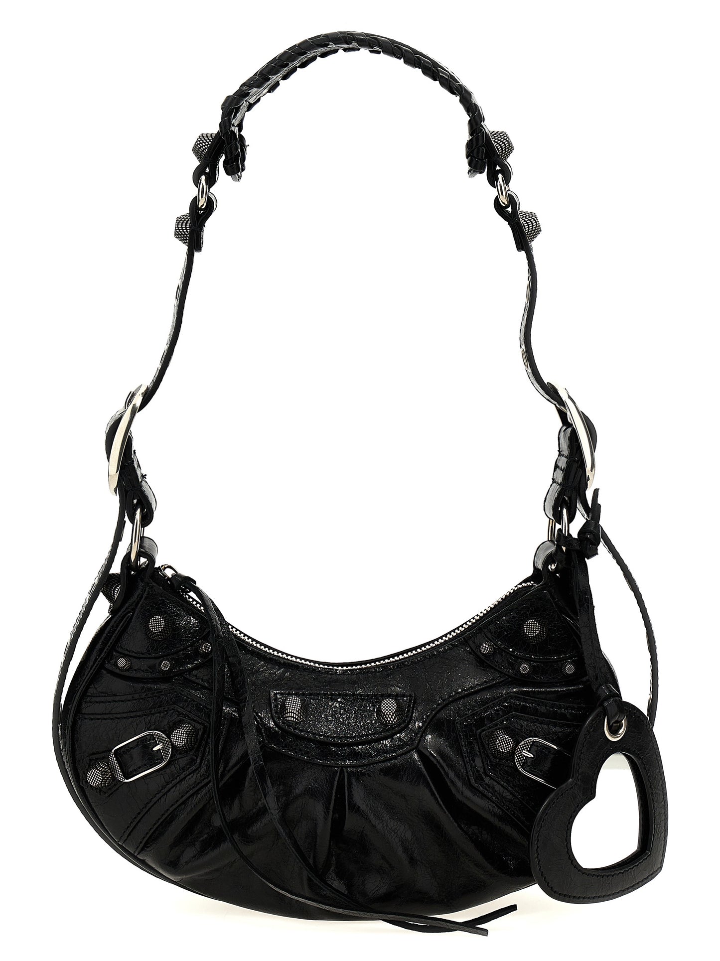 Balenciaga Schwarze Umhängetasche aus Lammleder