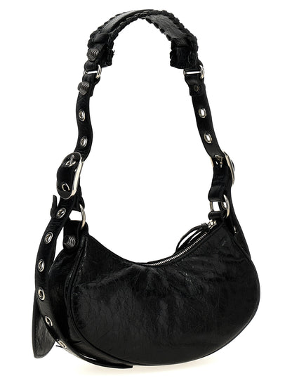 Balenciaga Schwarze Umhängetasche aus Lammleder