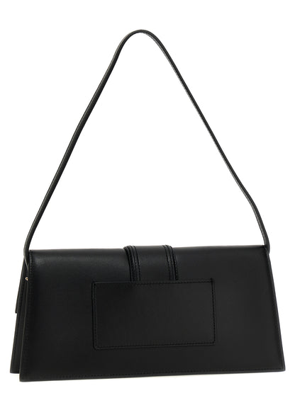 Jacquemus Schwarze Schultertasche aus Rindsleder