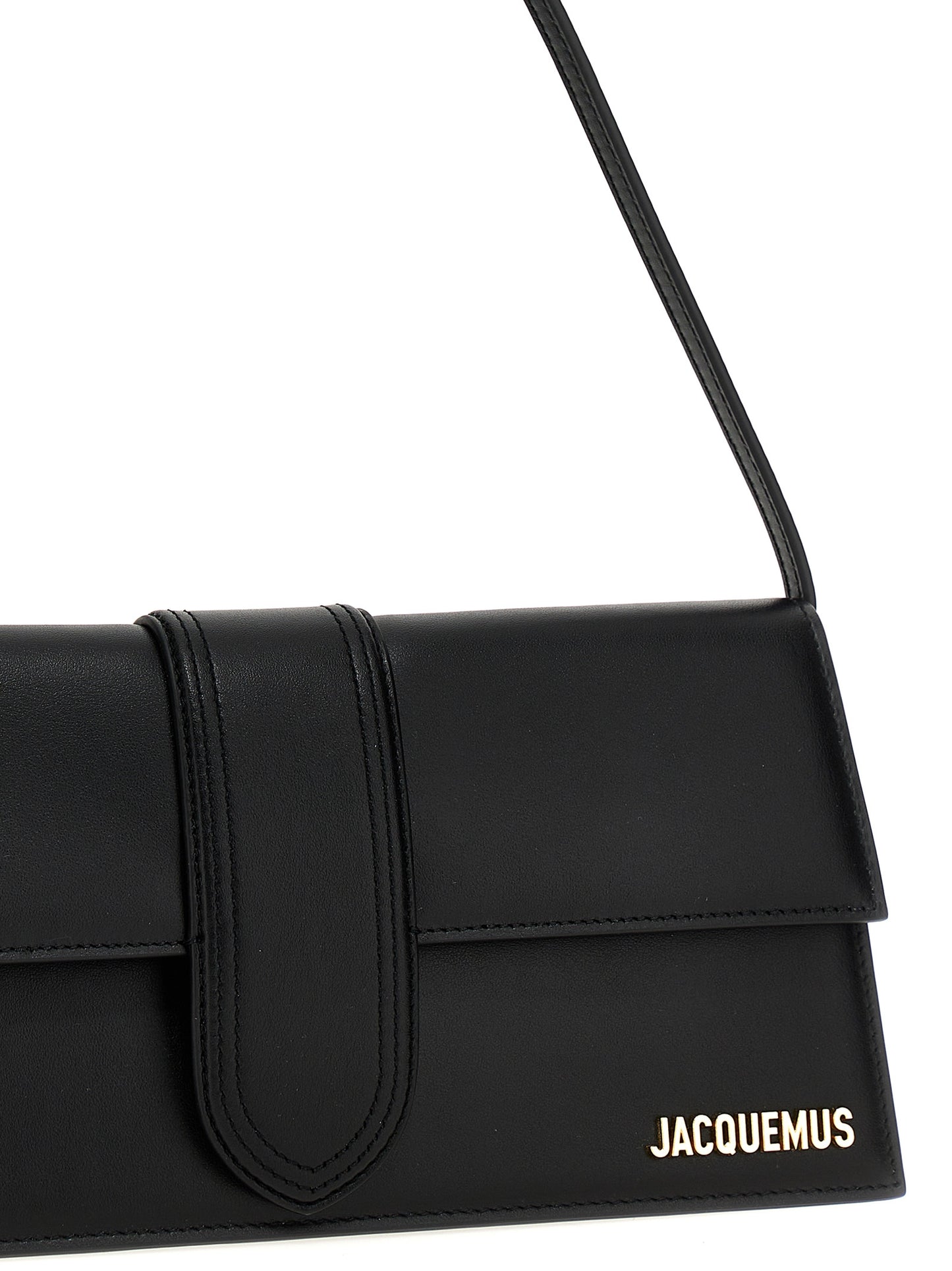 Jacquemus Schwarze Schultertasche aus Rindsleder
