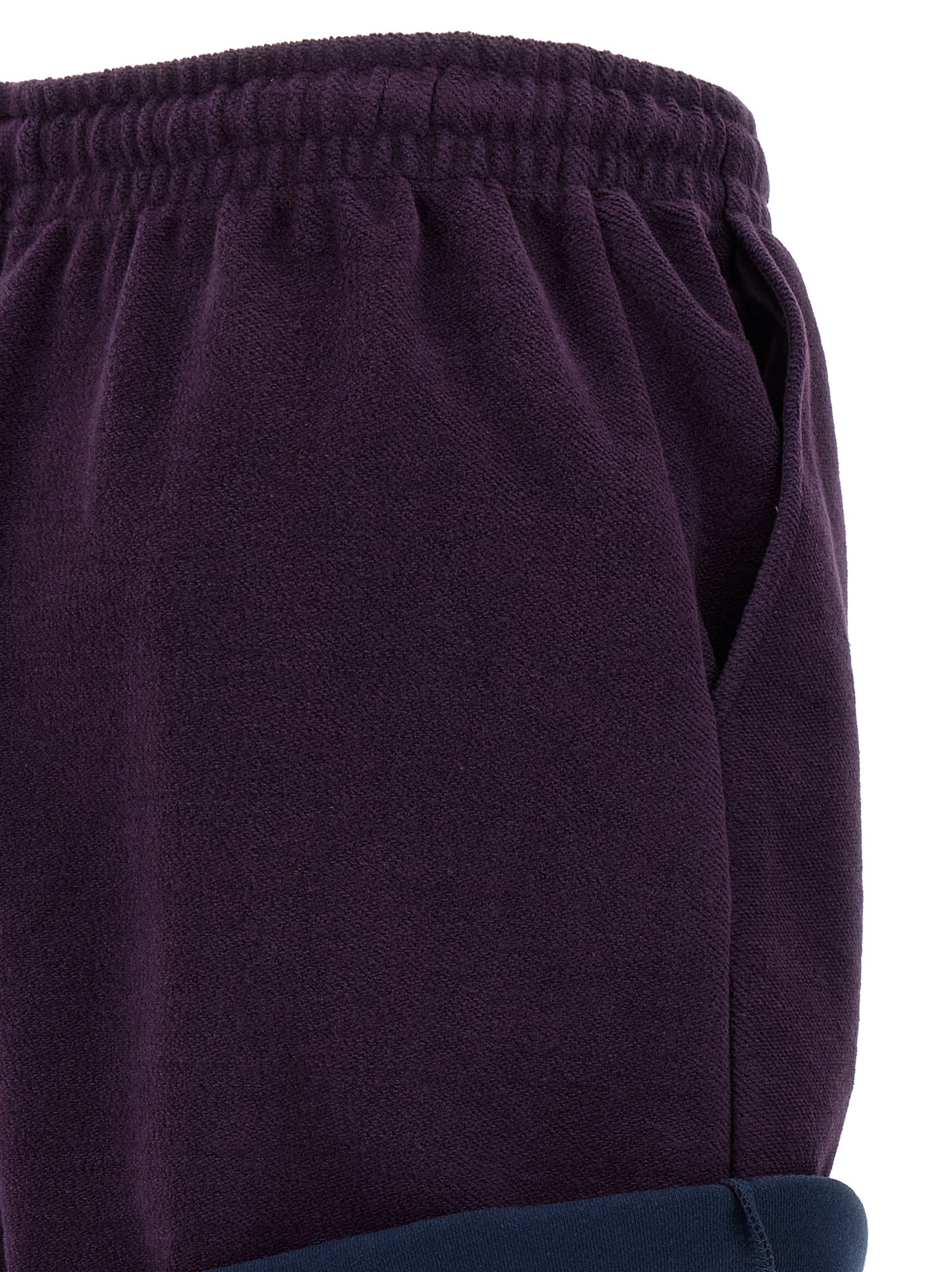 The Attico Lila Baumwoll-Bermudashorts