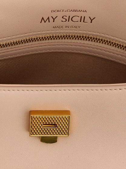Dolce & Gabbana Handtasche aus mehrfarbigem Kalbsleder