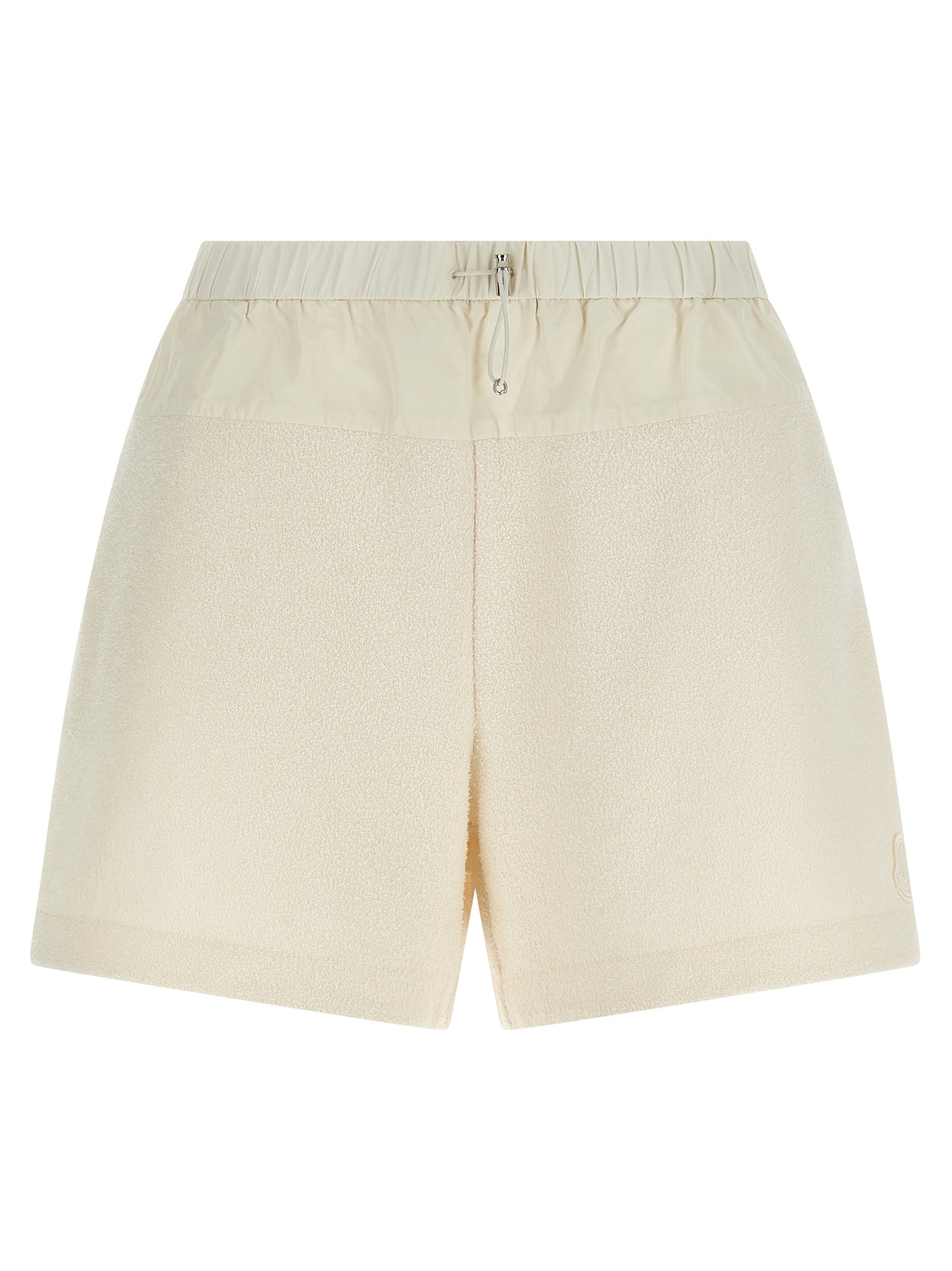 Moncler Weiße Bermuda-Shorts aus Polyester