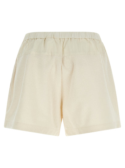 Moncler Weiße Bermuda-Shorts aus Polyester