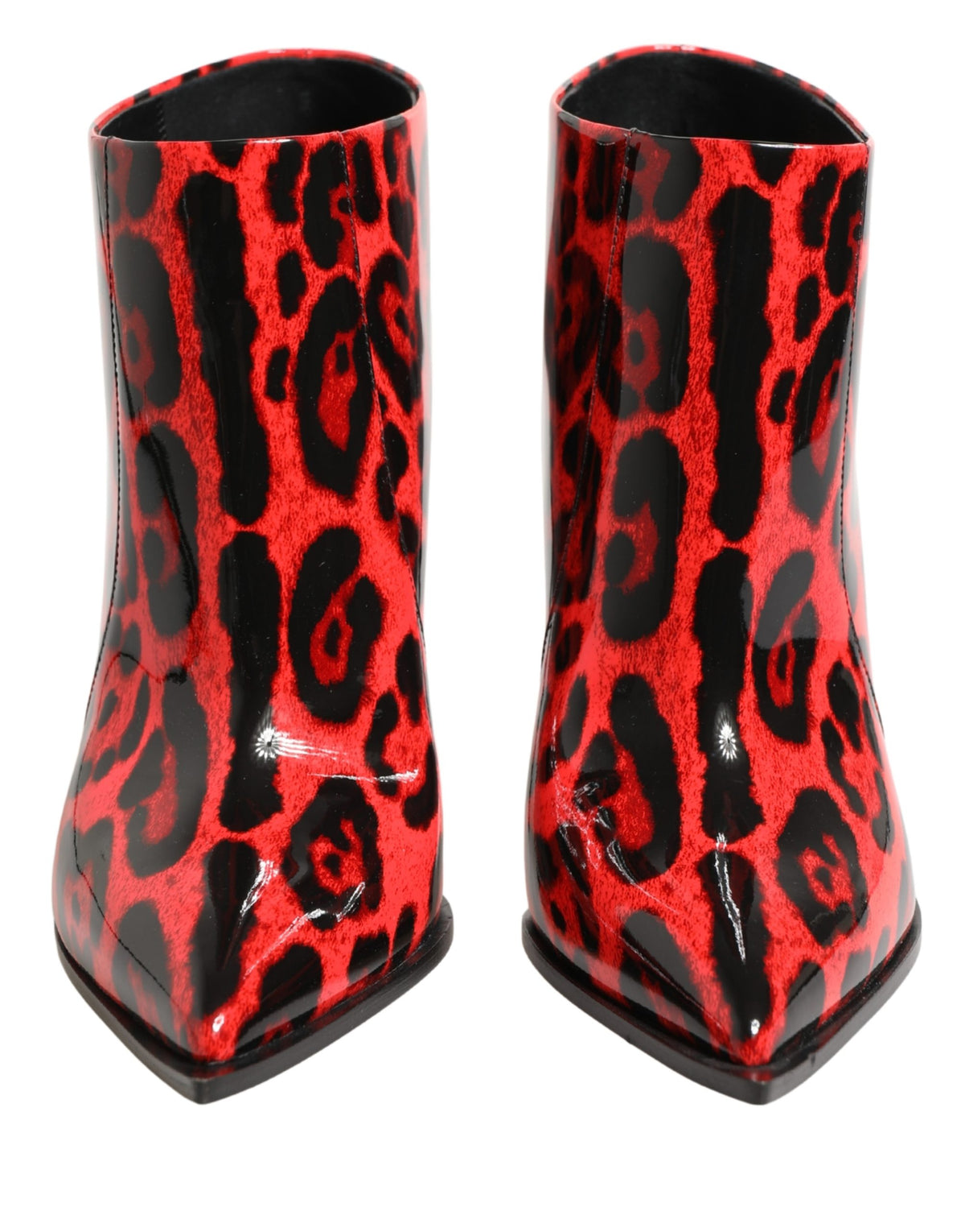 Dolce & Gabbana Red Leather Boots