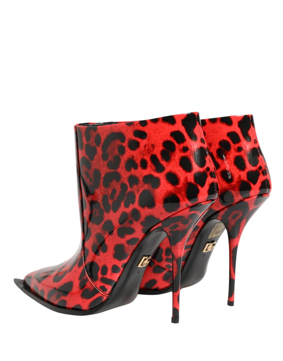 Dolce & Gabbana Red Leather Boots