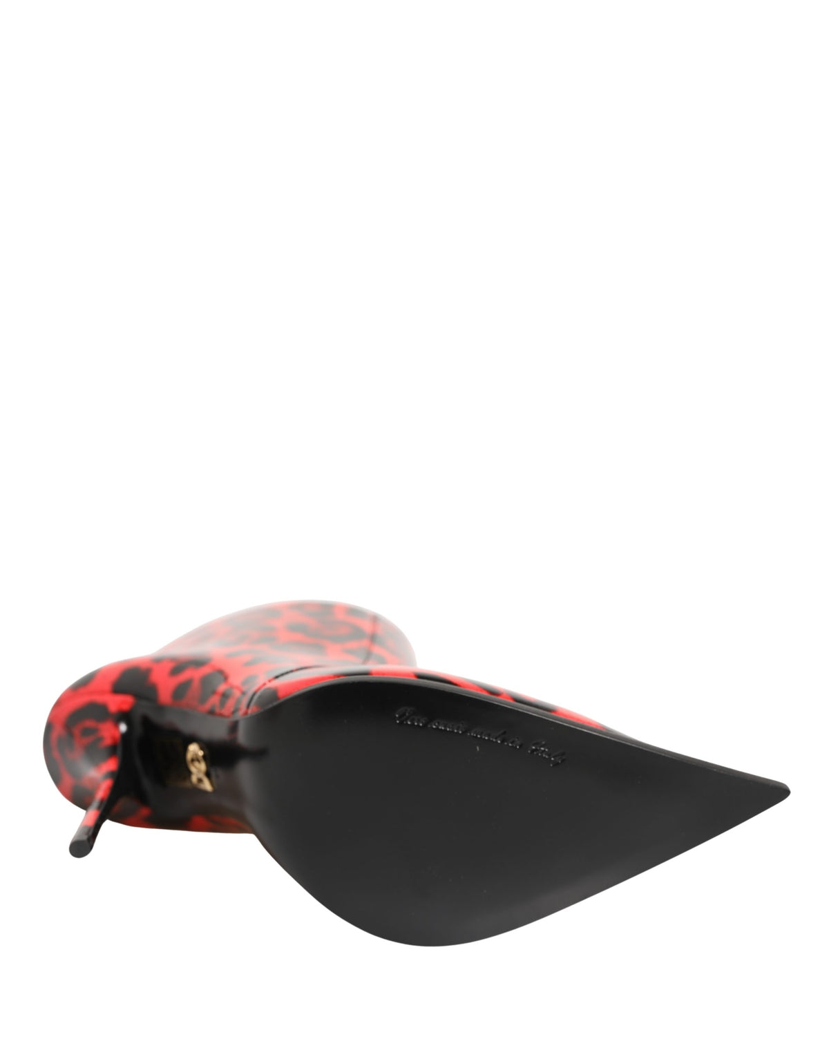 Dolce & Gabbana Red Leather Boots