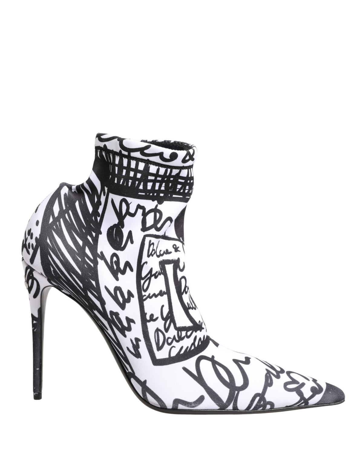 Dolce & Gabbana White Polyester Boots