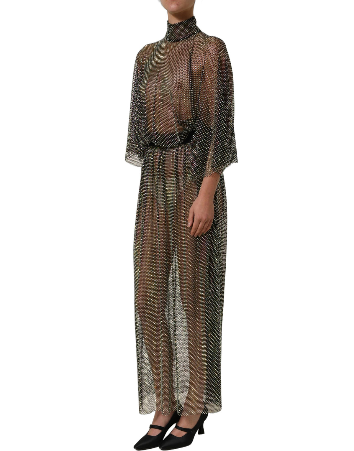 Dolce & Gabbana Black Polyester Dress