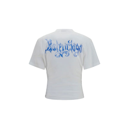 Balenciaga Weißes Baumwoll-T-Shirt