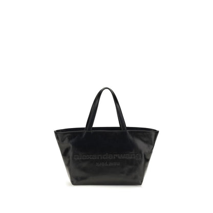 Alexander Wang Schwarze Kalbsleder Bos Taurus Handtasche
