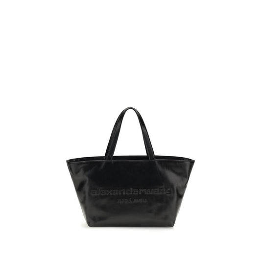 Alexander Wang Schwarze Kalbsleder Bos Taurus Handtasche