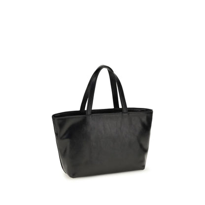 Alexander Wang Schwarze Kalbsleder Bos Taurus Handtasche