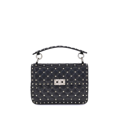 Valentino Garavani Schwarze Lammleder Handtasche Ovis Aries Aries