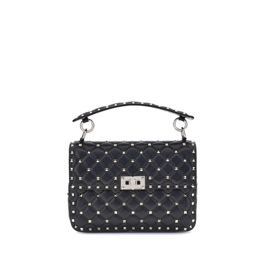 Valentino Garavani Schwarze Lammleder Handtasche Ovis Aries Aries