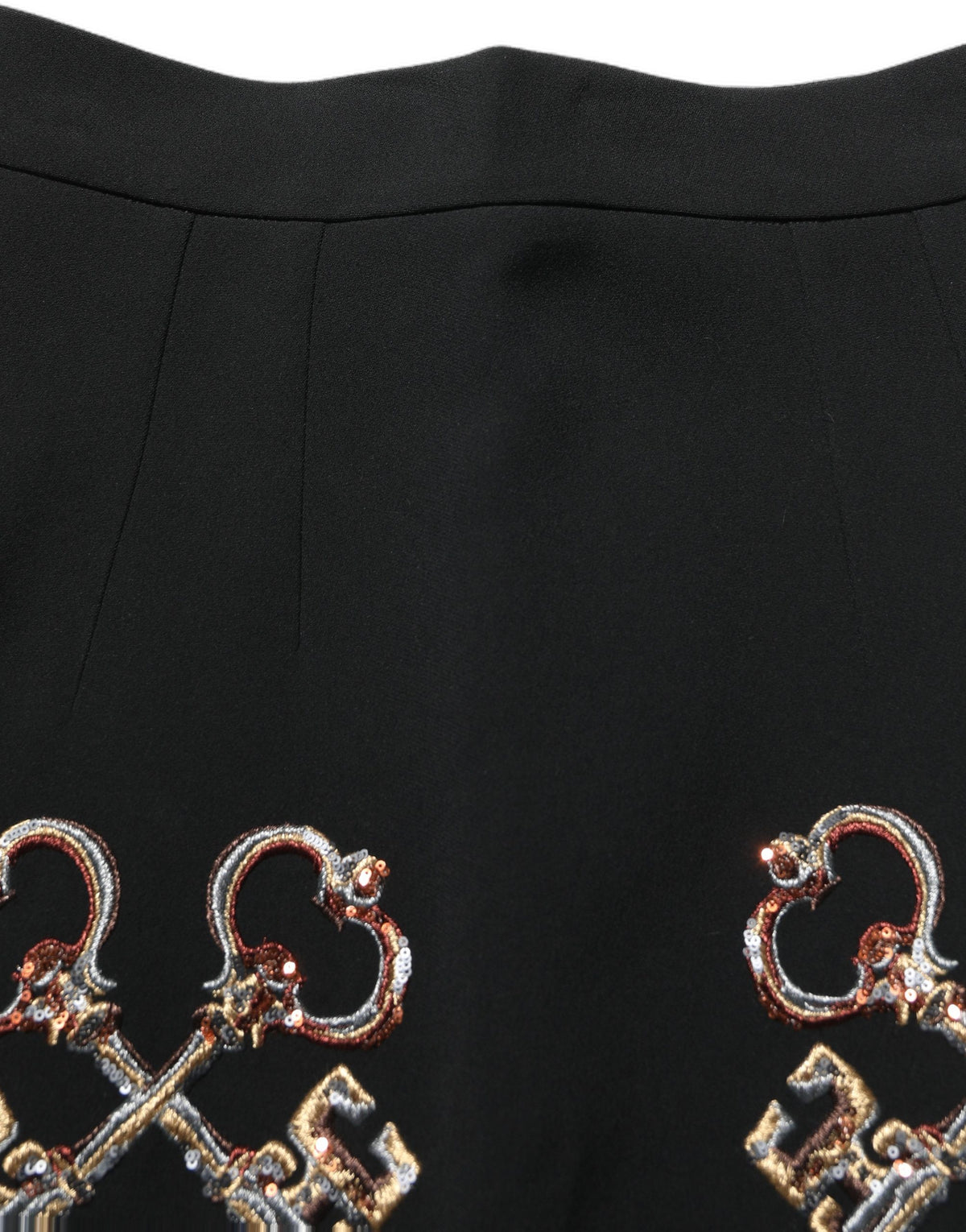 Dolce & Gabbana Black Polyester Skirt