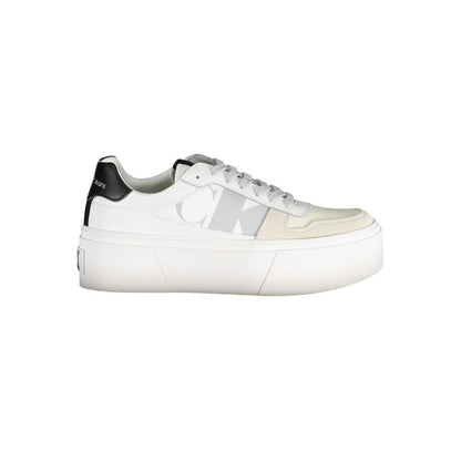 Calvin Klein Weiße Damen-Sneaker aus Polyester