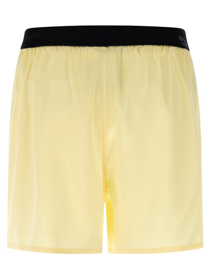 Tom Ford Zweifarbige Seiden-Bermudashorts