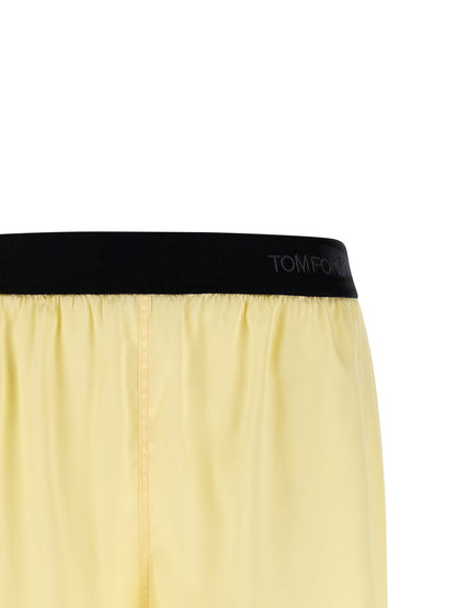 Tom Ford Zweifarbige Seiden-Bermudashorts