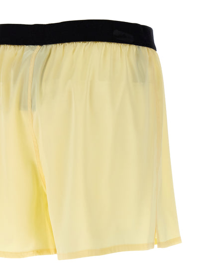 Tom Ford Zweifarbige Seiden-Bermudashorts