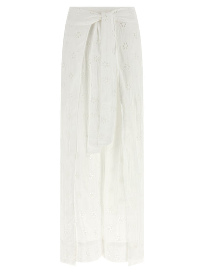 Polo Ralph Lauren Weiße Baumwollhose im Casual-Look