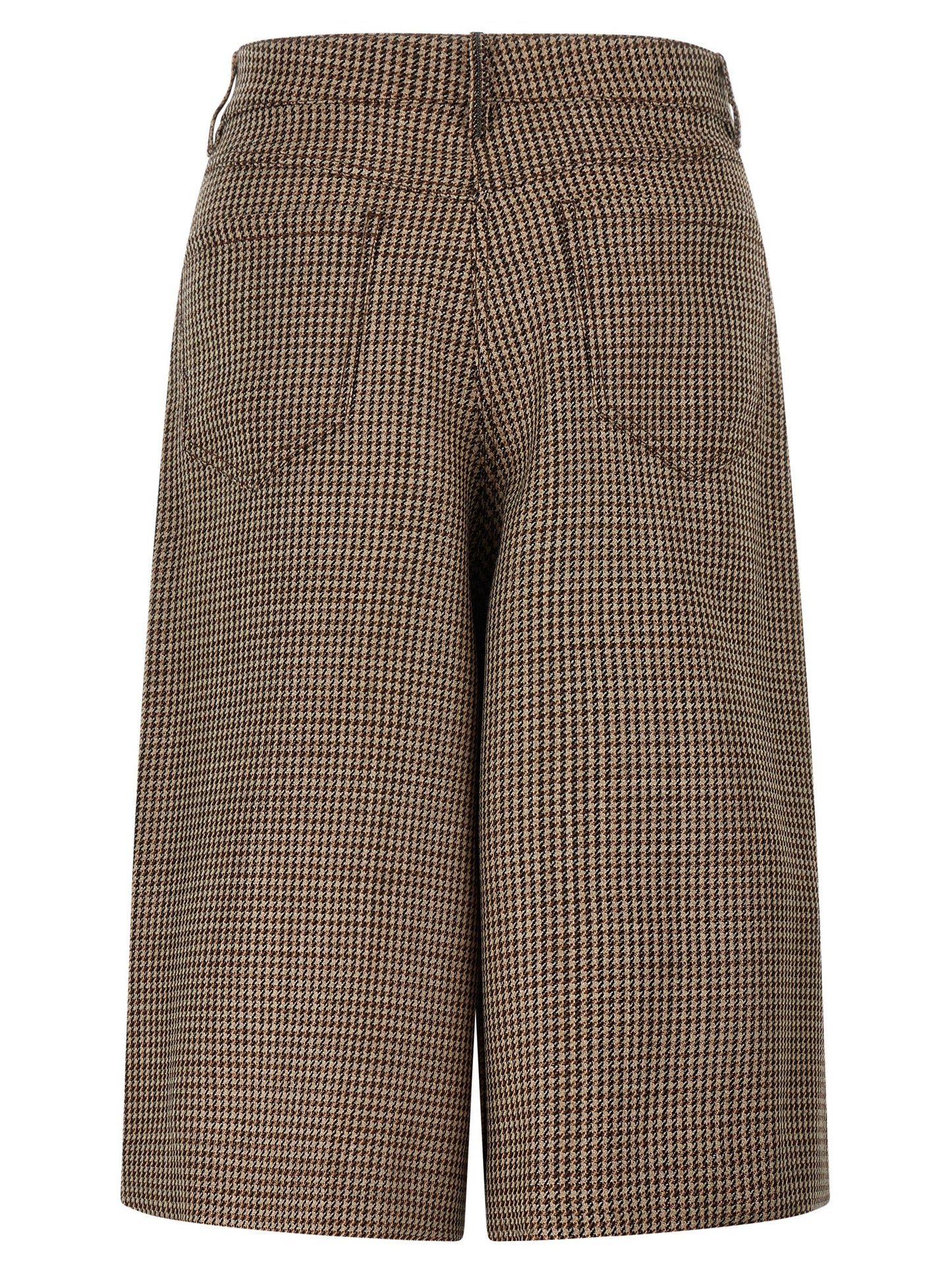 Brunello Cucinelli Braune Bermuda-Shorts aus Schurwolle